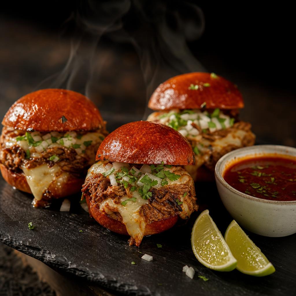 Birria sliders 3-pack